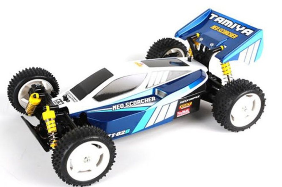 Cars/Tanks Tamiya Tamiya - 1/10 Rc Neo Scorcher - Tt02B [58568] Rc Kit W/ Intermediate Ready To Run Combo