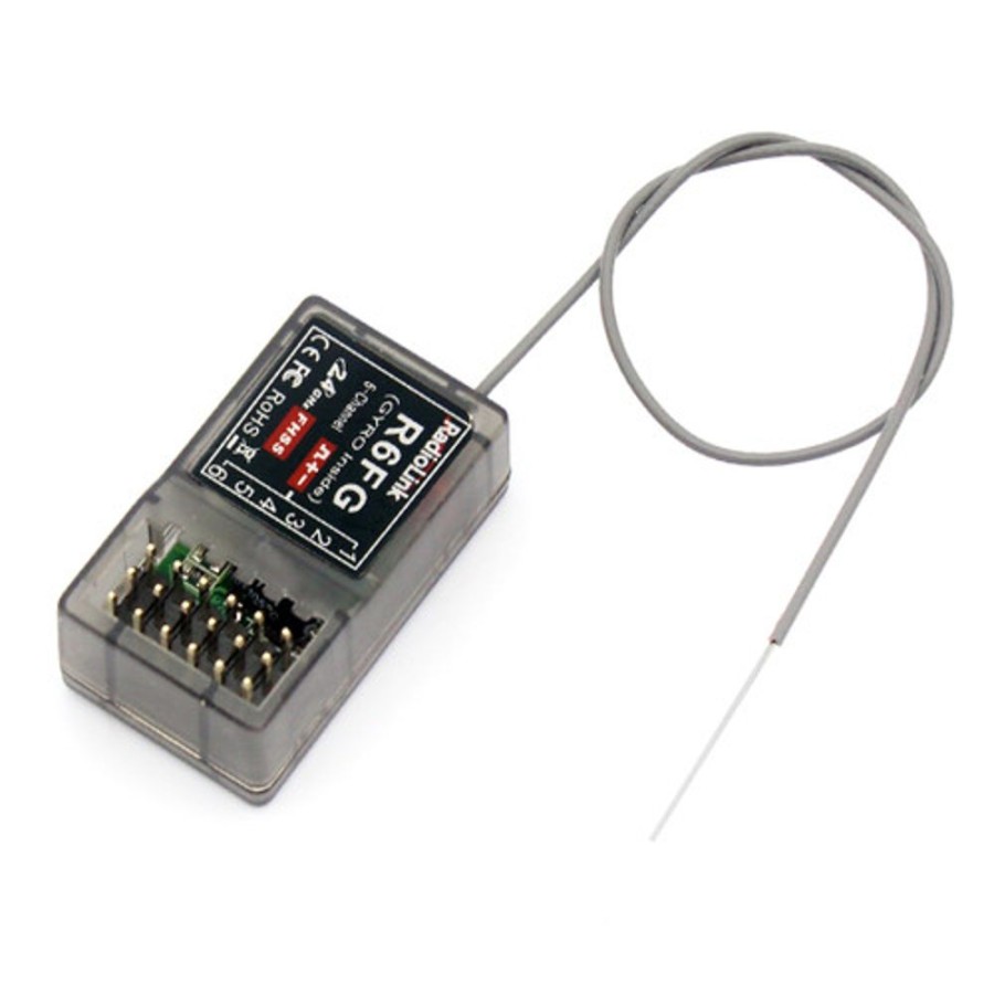 Radiolink | Electronics Radio Link Radiolink R6Fg V3 2.4Ghz 6Ch Gyro Rc Receiver For Rc6Gs Rc4Gs Rc3S Rc4G Transmitter