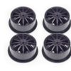 Parts Tamiya Tamiya - Mini 4Wd Carbon Reinforced Wheel Set - Lp Low Profile [95245]