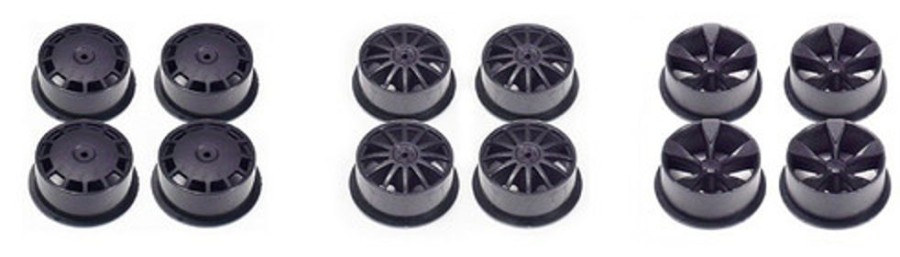 Parts Tamiya Tamiya - Mini 4Wd Carbon Reinforced Wheel Set - Lp Low Profile [95245]