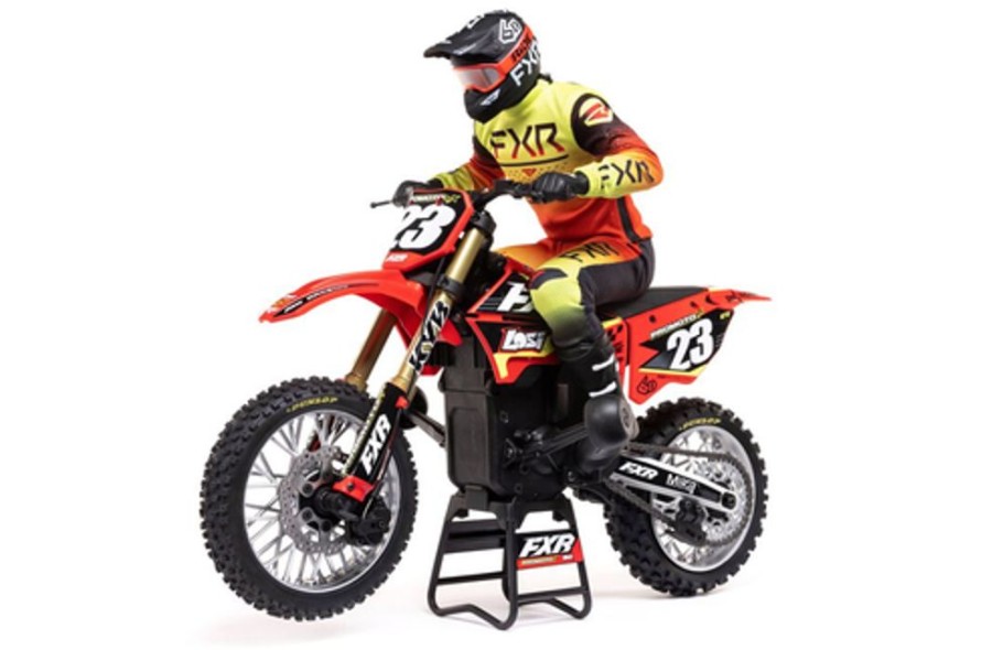 Cars/Tanks Losi 1/4 Promoto-Mx Motorcycle Rtr, Fxr Red By Losi