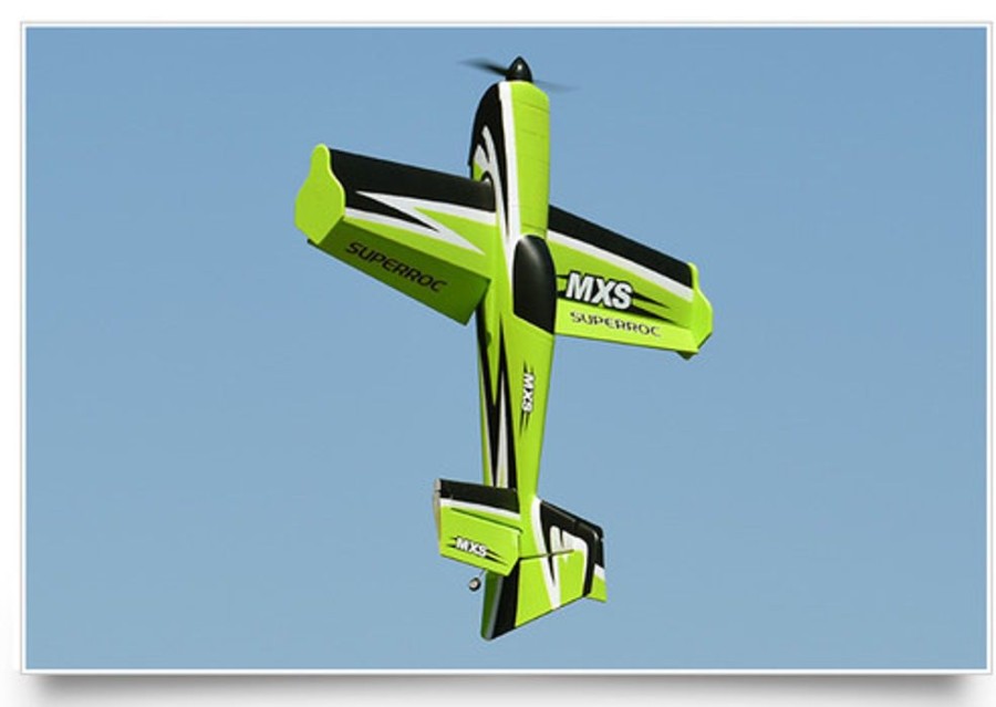 Planes ROC Hobby Fms Superroc Mxs 3D Aerobatic Airplane V2 Green 1100Mm ( Pnp)