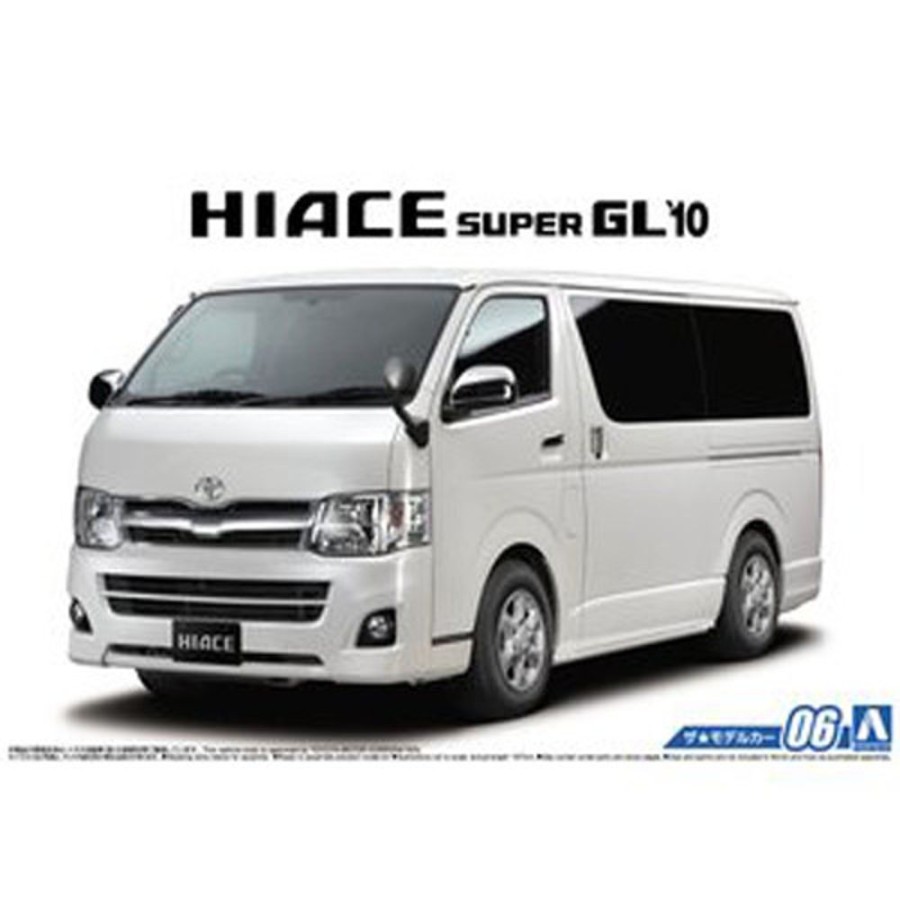 Cars | Model & Die-Cast Aoshima Aoshima - 1/24 The Model Car No.6 Toyota Hiace Super Gl'10