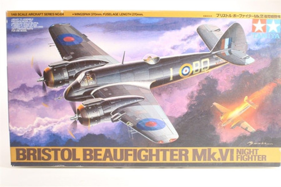 Aircraft | Model & Die-Cast Tamiya Tamiya - 1/48 Bristol Beaufighter Mk.Vi Night Figh Plastic Model Kit [61064]