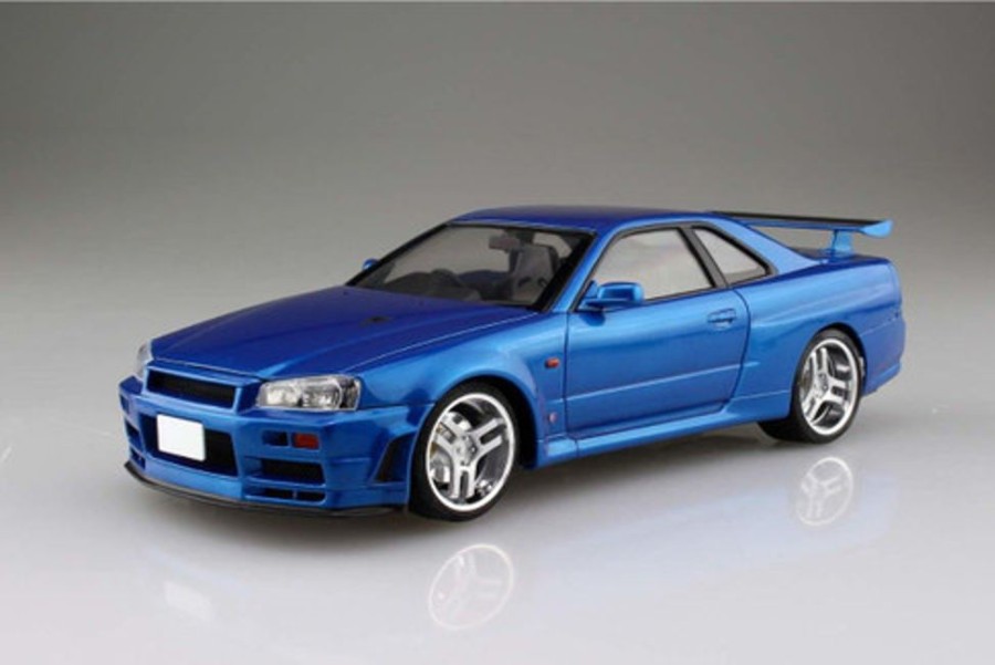 Cars | Model & Die-Cast Aoshima Aoshima Initial D Kozo Hoshino Bnr34 Skyline Gt-R 1/24 Scale Kit