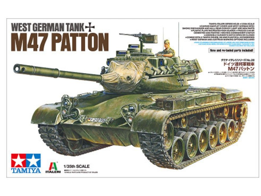 Military | Model & Die-Cast Tamiya Tamiya - 1/35 West German Tank M47 Patton [37028]