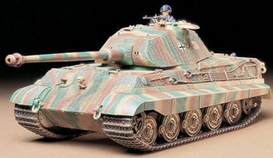 Military | Model & Die-Cast Tamiya Tamiya - 1/35 German King Tiger "Porsche Turret" Plastic Model Kit [35169]