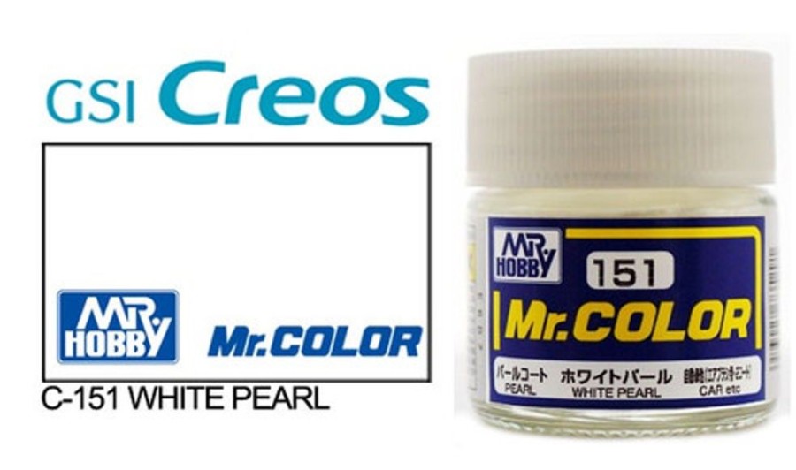 Mr. Hobby Paint | Accessories Mr Hobby Gunze - C151 Mr Color White Pearl