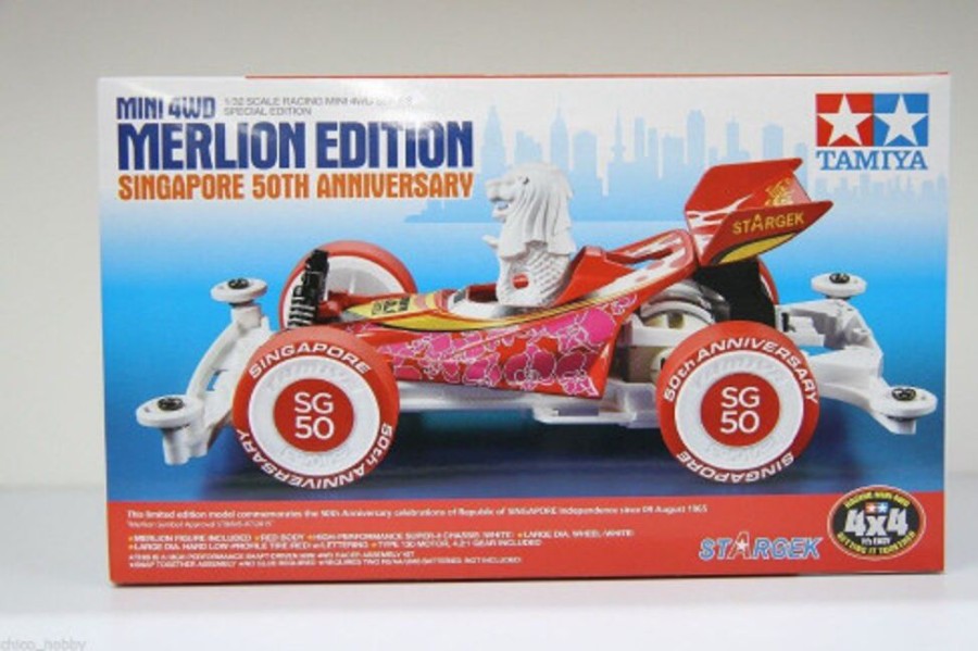 Cars/Tanks Tamiya Tamiya - Mini 4Wd Merlion Edition Singapore 50Th Anniversary Stargek (Super-Ii Chassis)