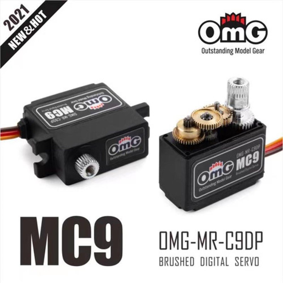 Omg Servos | Electronics OMG 17G Metal Gear Micro Brushed Digital Servo