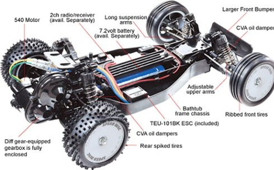 Off-Road | Cars/Tanks Tamiya Tamiya 58374 - 1/10 Rc Sand-Viper Rc Kit - Dt02 [Esc Included]