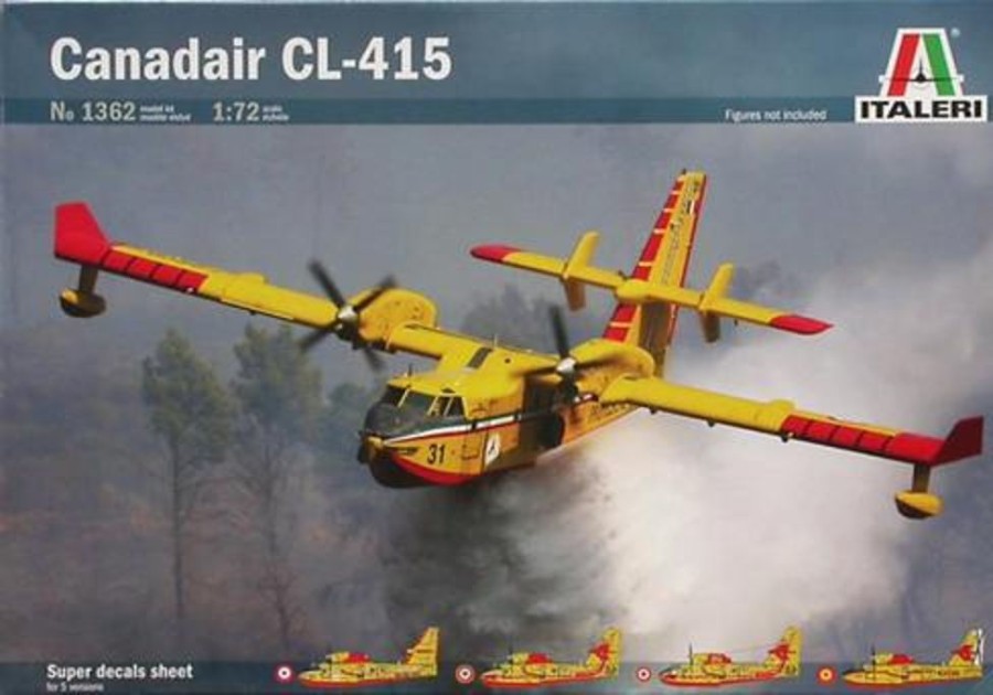 Aircraft | Model & Die-Cast Italeri Italeri - 1/72 Canadair Cl-415 Plastic Model Kit [1-1362]