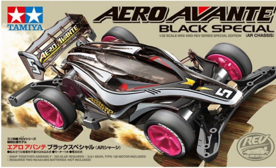 Cars/Tanks Tamiya Tamiya - Aero Avante Black Special (Ar Chassis) (95376)