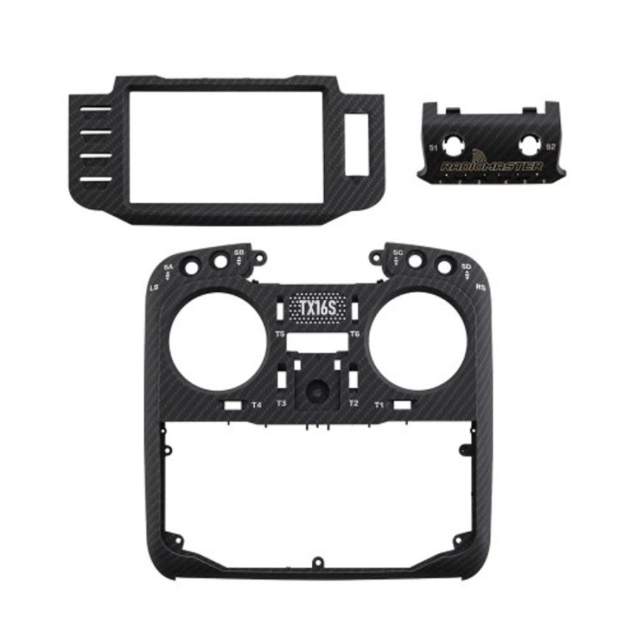 Accessories | Electronics Radiomaster Radiomaster - Tx16S Mkii Face Plate Set (Carbon)