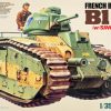 Military | Model & Die-Cast Tamiya Tamiya - 1/35 French B1 Bis Plastic Model Kit W/Single Motor [30058]