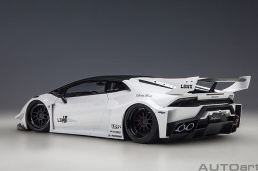 Model & Die-Cast AUTOart Autoart 79125 1/18 Liberty Walk Lb Silhouette Lamborghini Huracan Gt (White)