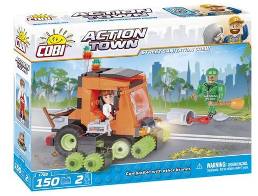 Model & Die-Cast Cobi Cobi - Action Town 1782 Street Sanitation 150Pcs