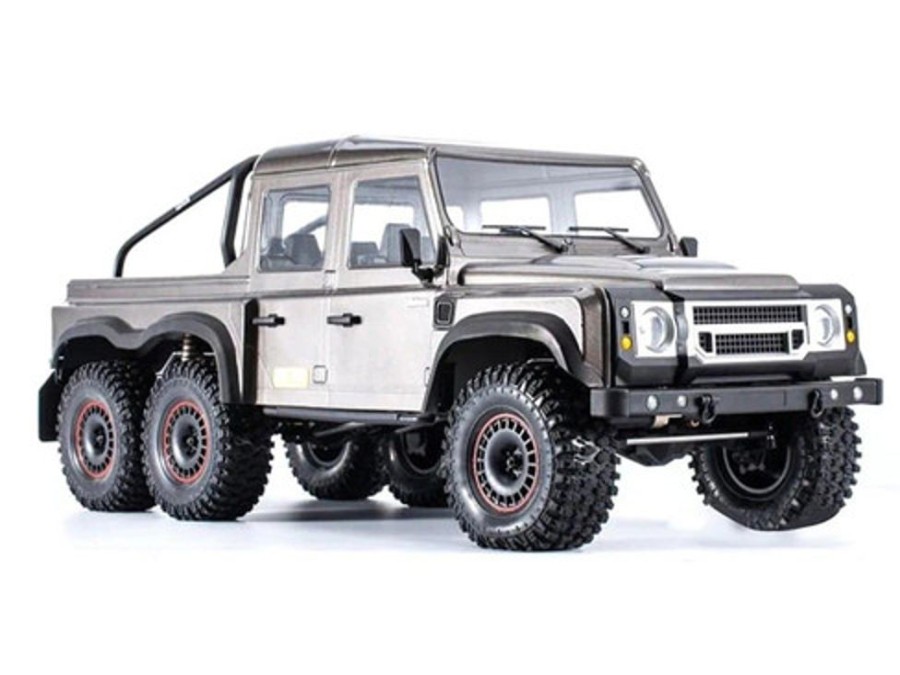 Cars/Tanks YIKONG Yikong 1/10 6 6 Pickup Truck Style Crawler With Light & Diff Lock Yk6106 (Grey)