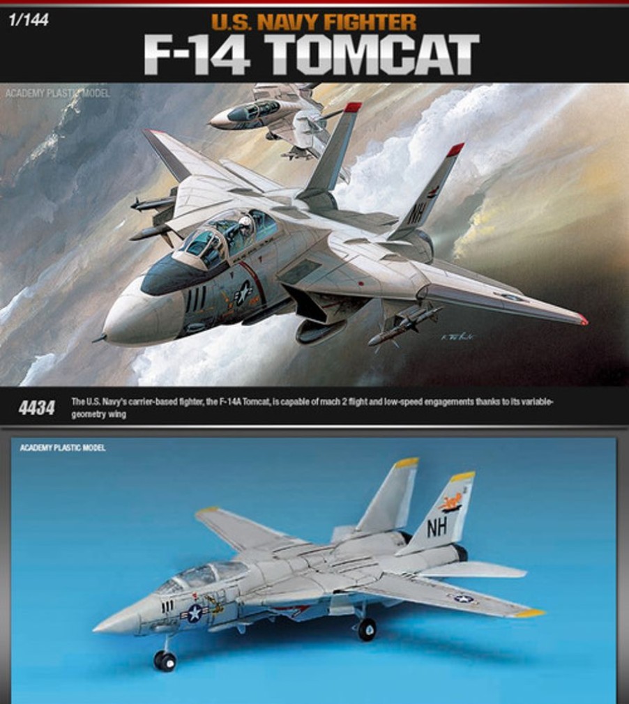 Aircraft | Model & Die-Cast Academy Academy 1/144 F-14A Tomcat Plastic Model Kit [12608]