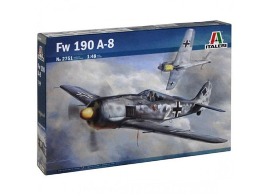 Aircraft | Model & Die-Cast Italeri Italeri - 1/48 Fw 190 A-5 Wwii Plastic Model Kit [1-2751]