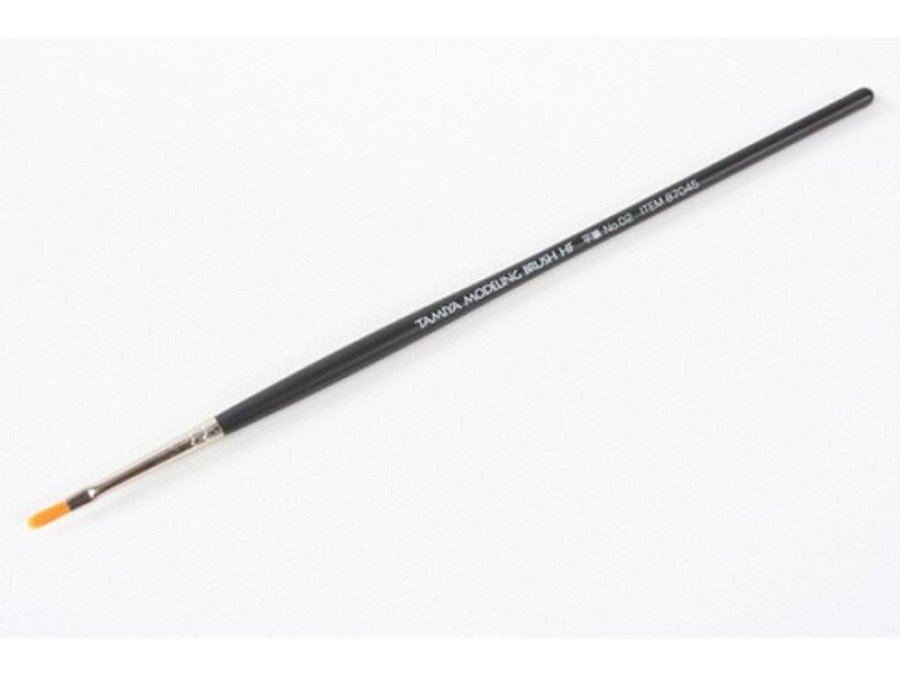 Craft Tools | Accessories Tamiya Tamiya Flat Size #2 Synthetic Paint Brush [87045]