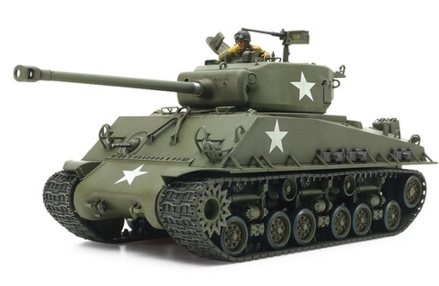 Military | Model & Die-Cast Tamiya Tamiya - 1/35 U.S. Medium Tank M4A3E8 Sherman "Easy Eight" European Theater Plastic Model Kit [35346]