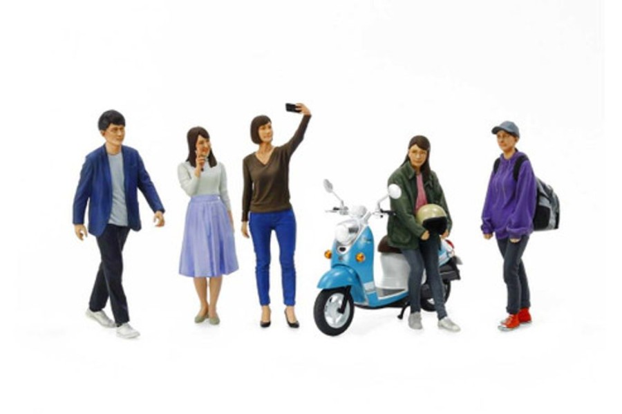 Miniature Figure | Model & Die-Cast Tamiya Tamiya Campus Friends Set Ii [24356]