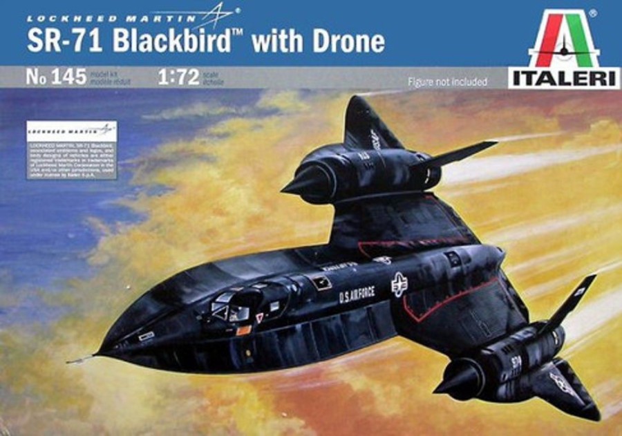 Aircraft | Model & Die-Cast Italeri Italeri - 1/72 Sr-71 Blackbird With Drone Plastic Model Kit [1-0145]