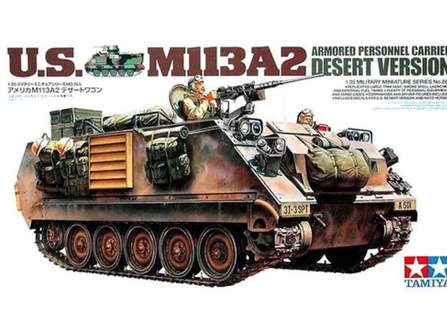 Military | Model & Die-Cast Tamiya Tamiya - 1/35 M113A2 Desert Wagon Plastic Model Kit [35265]