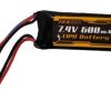 Lithium Polymer Batteries | Batt/Charger FMS Fms C2024 7.4V 600Mah Lipo Battery For Katana