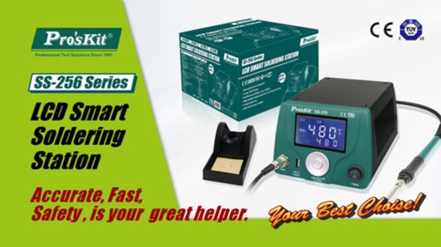 Soldering Equipment | Accessories Pro'skit Pro'Skit Lcd Smart Soldering Station Ss256H