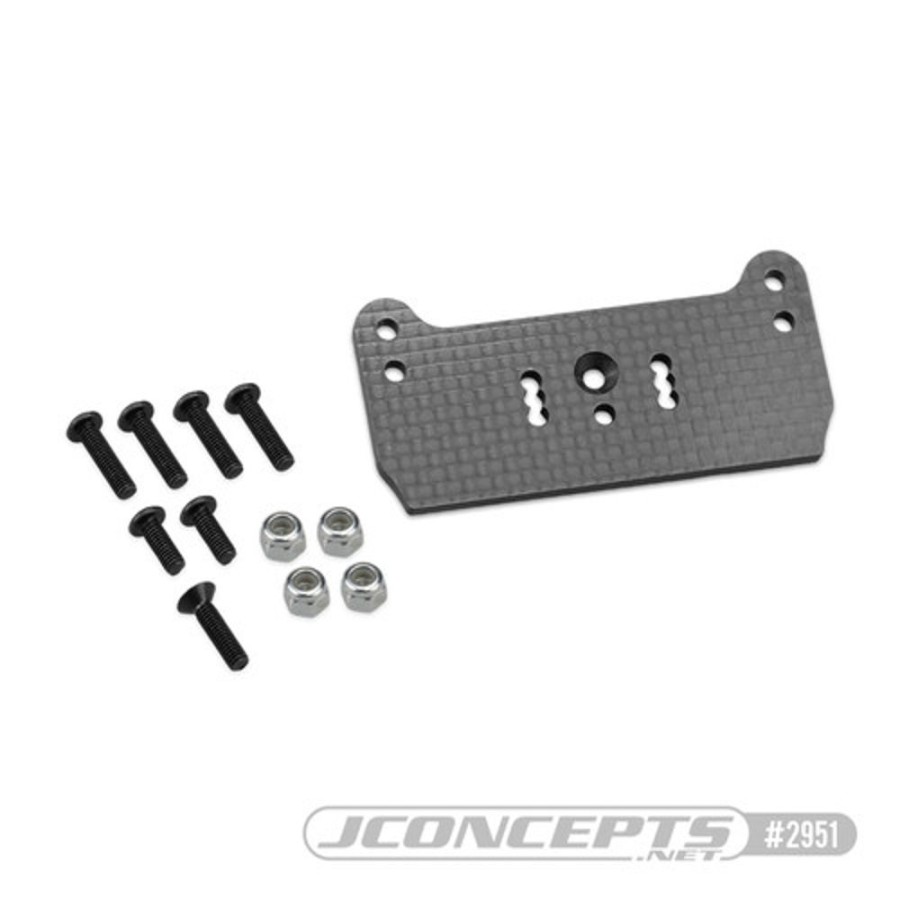 Rc Car Shell & Accessories | Parts JConcepts Jconcepts - F2 Truggy Body Mount Adaptor, Carbon Fiber - Rc8T3.2