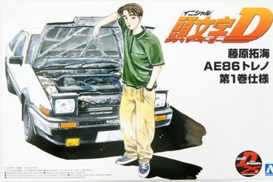 Cars | Model & Die-Cast Aoshima Aoshima - 1/24 Fujiwara Takumi 86 Trueno Specification Volume 1