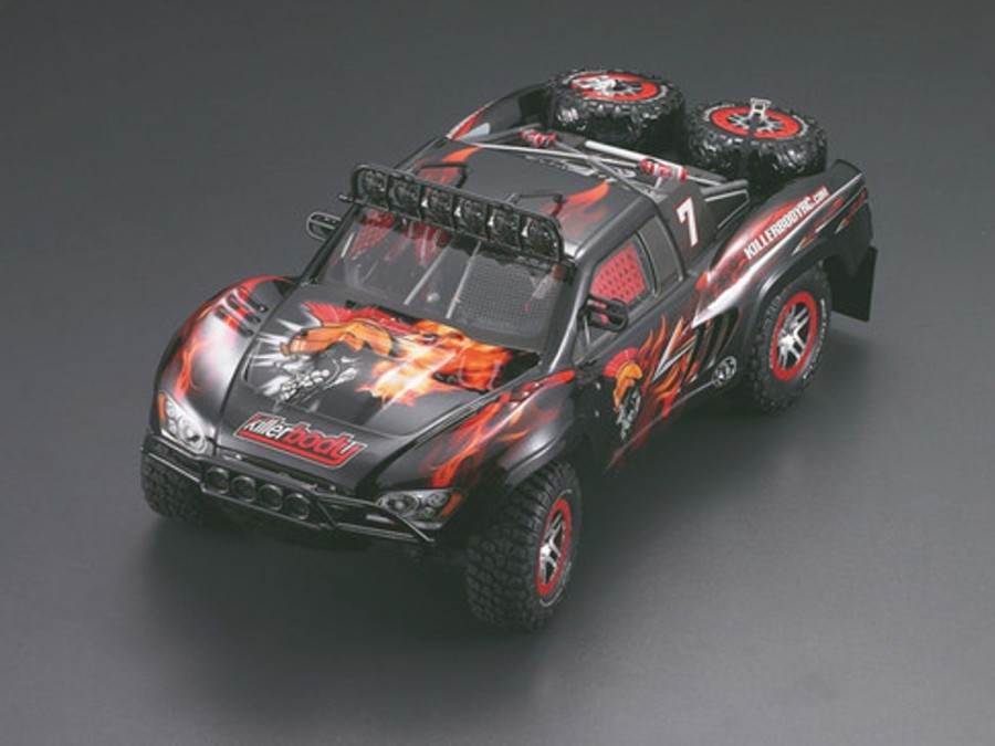 Rc Car Shell & Accessories | Parts KillerBody Killer Body Short Course Truck Monster ( Completed With Light Bucket And Accessories Installed)