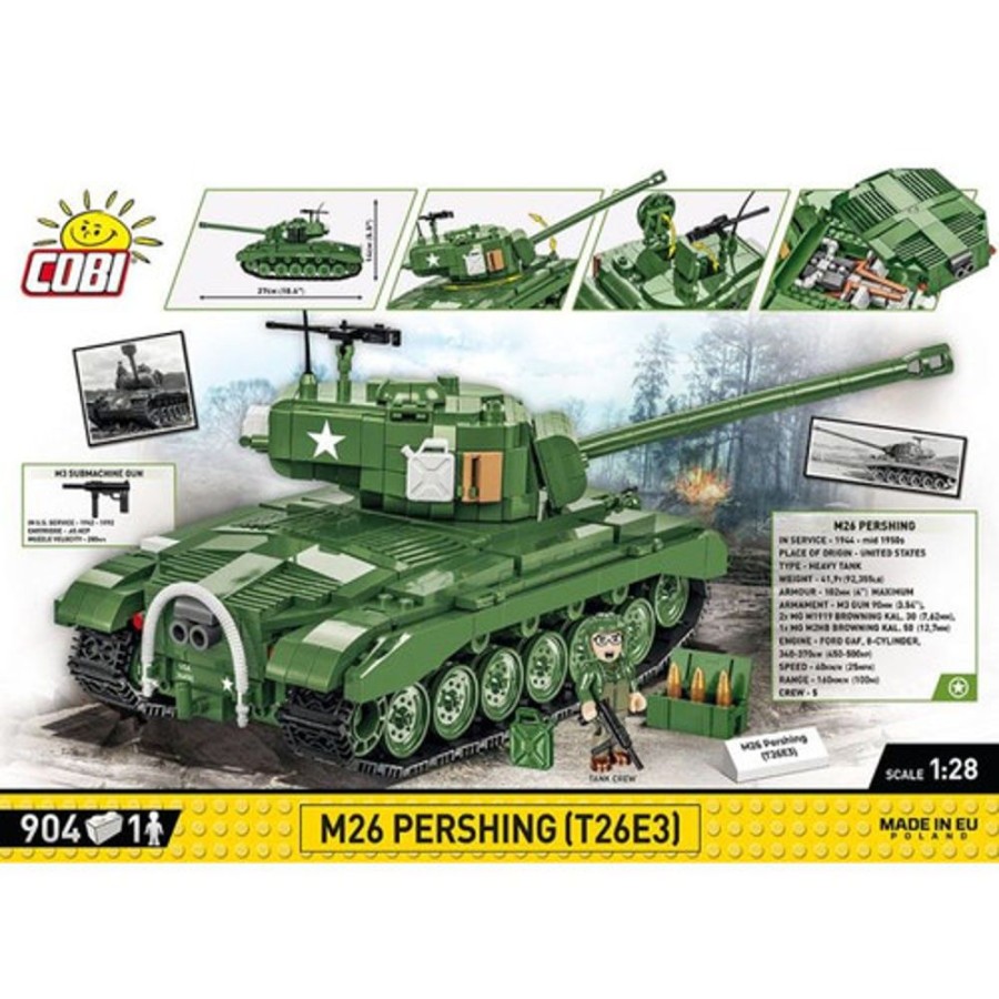 Model & Die-Cast Cobi Cobi-2564 | Hc Wwii 12564/ M26 Pershing (T26E3) 904 Pcs