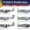 Aircraft | Model & Die-Cast Italeri Italeri - 1/48 P-51D/K Pacific Aces Plastic Model Kit [1-2743]