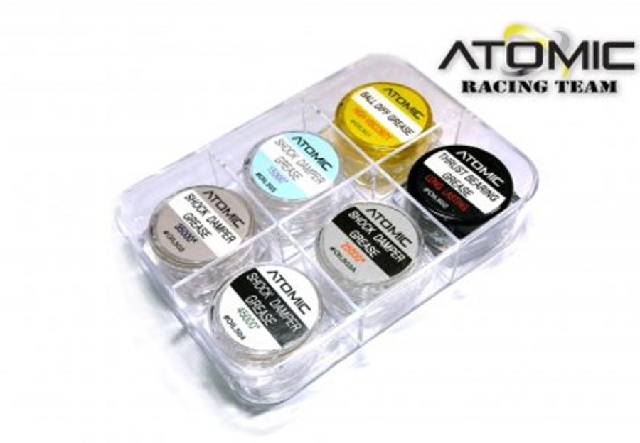 Shock And Differential Oils | Accessories Atomic Atomic - Mini Cars Grease Combo Box Set (6 Types 2021 Edition)