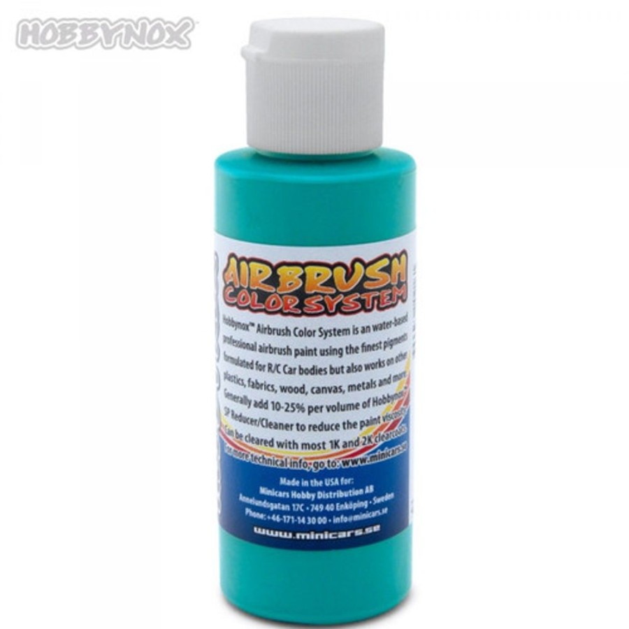 Hobbynox Paint | Accessories Hobbynox Hobbynox - Airbrush Color Solid Aqua Blue 60Ml