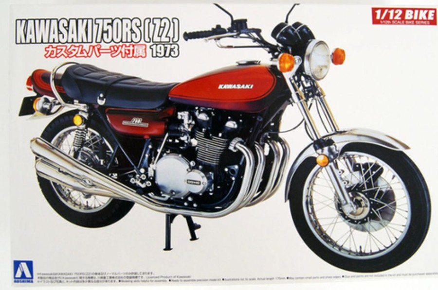 Bikes | Model & Die-Cast Aoshima Aoshima - 1/12 Kawasaki 750Rs(Z2) W/ Custom Parts