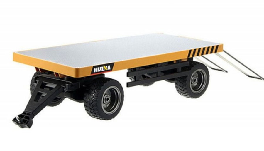 Cars/Tanks Huina Huina 1/10 Alloy Flat Deck Trailer