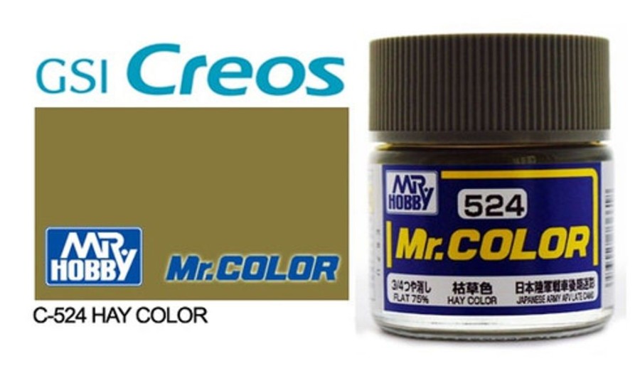 Mr. Hobby Paint | Accessories Mr Hobby Gunze - C524 Mr Color Hay