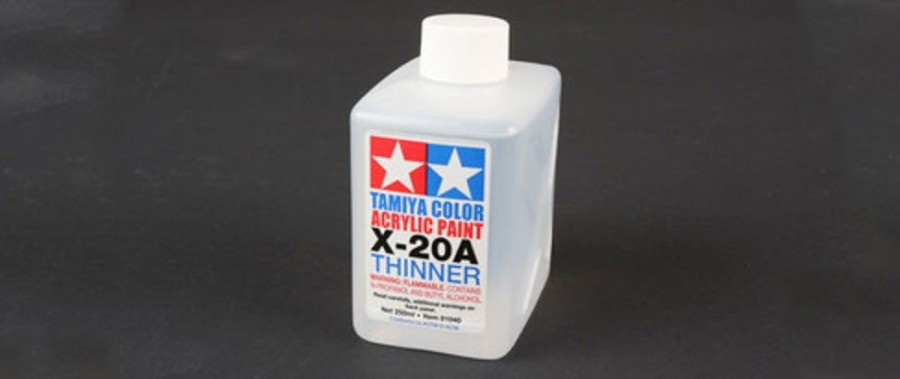 Paint Brushes, Airbrushes & Compressors | Accessories Tamiya Tamiya X-20A Acrylic Paint Thinner 250Ml [81040]