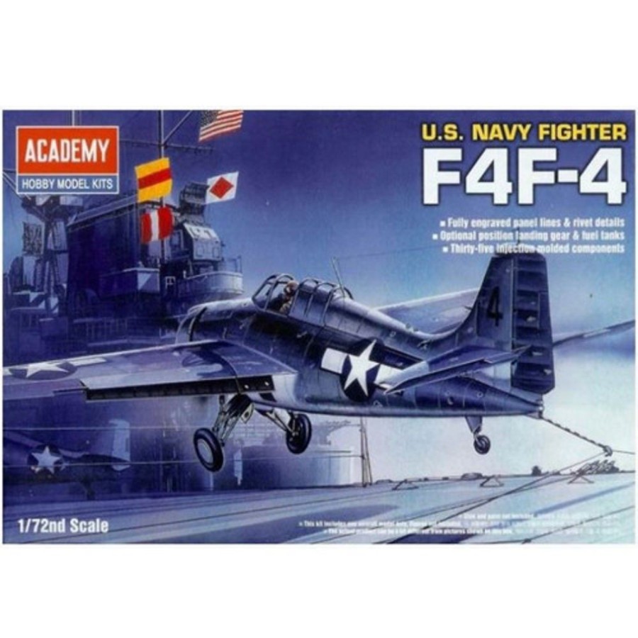 Aircraft | Model & Die-Cast Academy Academy 1/72 Us Navy F4F-4 Wildcat