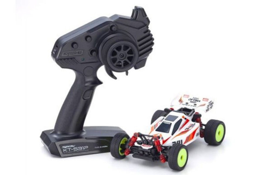 Off-Road | Cars/Tanks Kyosho Mini-Z Buggy Readyset Turbo Optima Mid Special White [32092W]