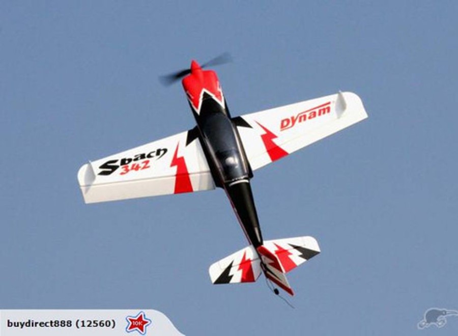 Planes Dynam Dynam Large Sbach 342 Aerobatic Rc Plane ( Srtf) With 2.4G Tx&Rx -Mode 2