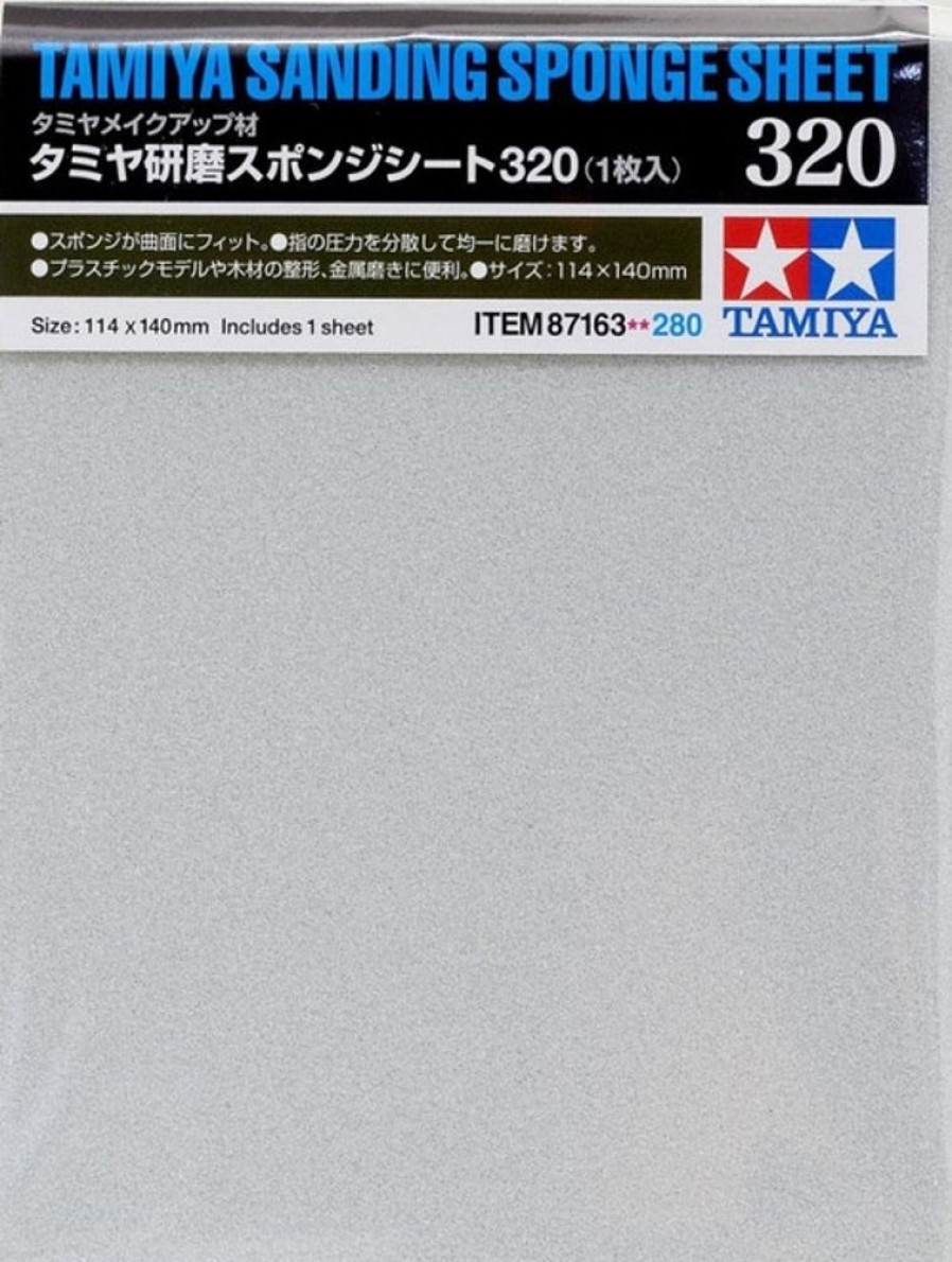 Tamiya Tools | Accessories Tamiya Tamiya 320 Grit Sanding Sponge [87163]