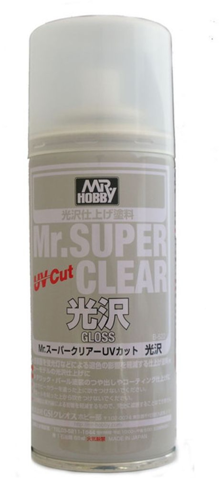 Mr. Hobby Paint | Accessories Mr Hobby Gunze - B522 Mr Super Clear Uv Cut Gloss Spray