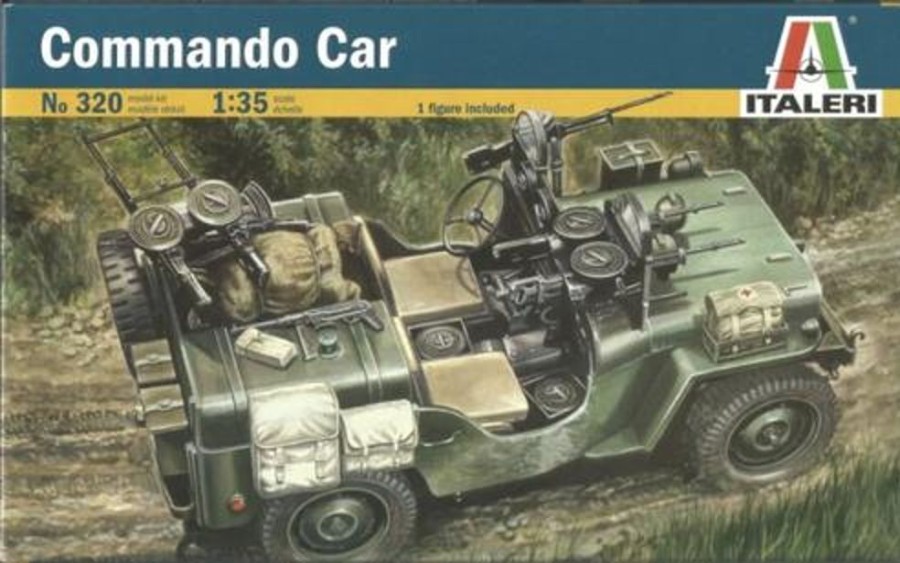 Military | Model & Die-Cast Italeri Italeri - 1/35 Commando Car Plastic Model Kit [1-320]