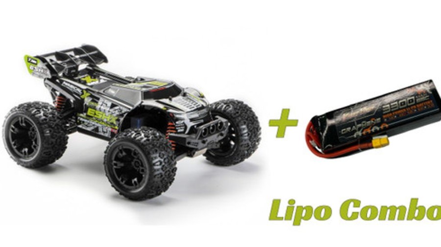 Off-Road | Cars/Tanks Team Magic Team Magic E5Hx-4S 1:10 Monster Truggy (Green) Lipo Combo