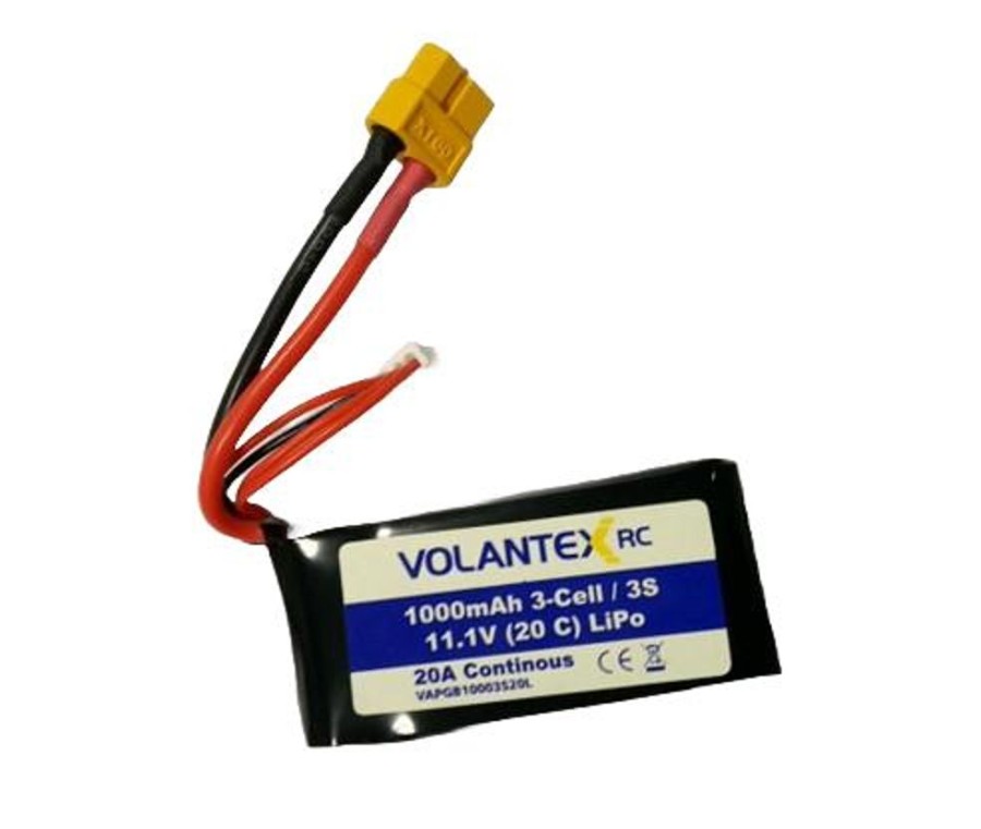 Lithium Polymer Batteries | Batt/Charger Volantex Volantex Rc 1000Mah 3S 11.1V 20C Lipo Battery Pb3109 With Xt60 Plug For 797-3 Boat